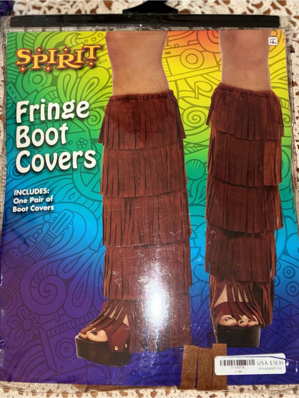 Like New Spirit Halloween Flower Power Hippie Costume Set - Picture 3 of 10